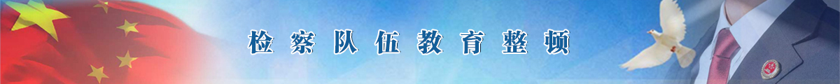 检察队伍教育整顿